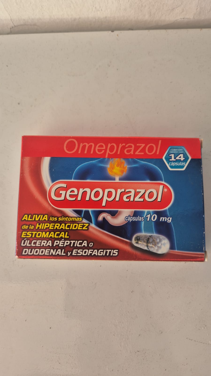 OMEPRAZOL GENOPRAZOL 10 MG 