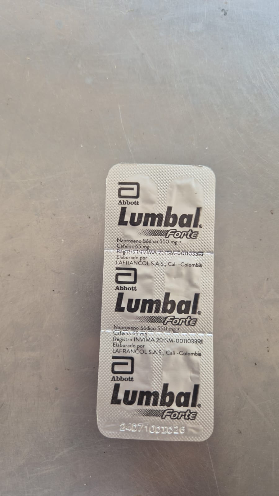 LUMBAL FORTE x 1 Unidad