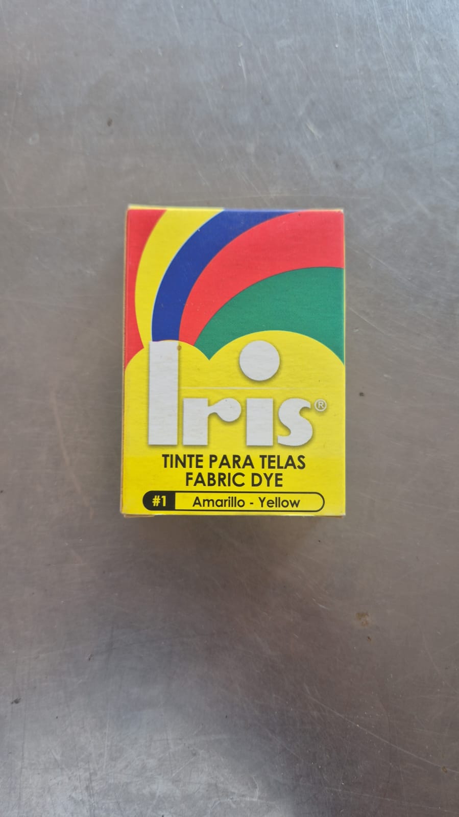 Tinte para telas – Iris color amarillo (#1)