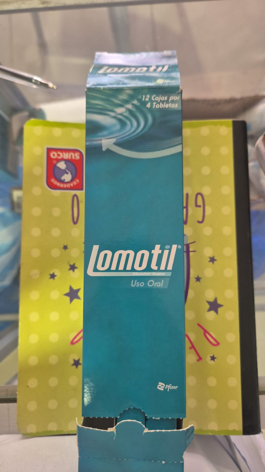 Lomotil – Display x 12 Cajas x 4 Tabletas