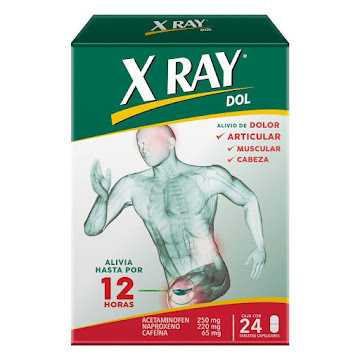 Xray Dol Acetaminofen 250mg + Naproxeno 220mg Caja X 24 Tabletas