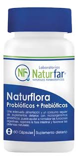 Naturflora Pro+pre/bióticos X60 Cápsulas