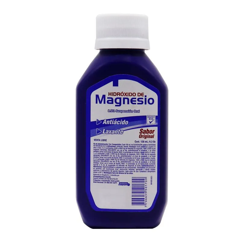 Leche de Magnesia 120 ml – Coaspharma