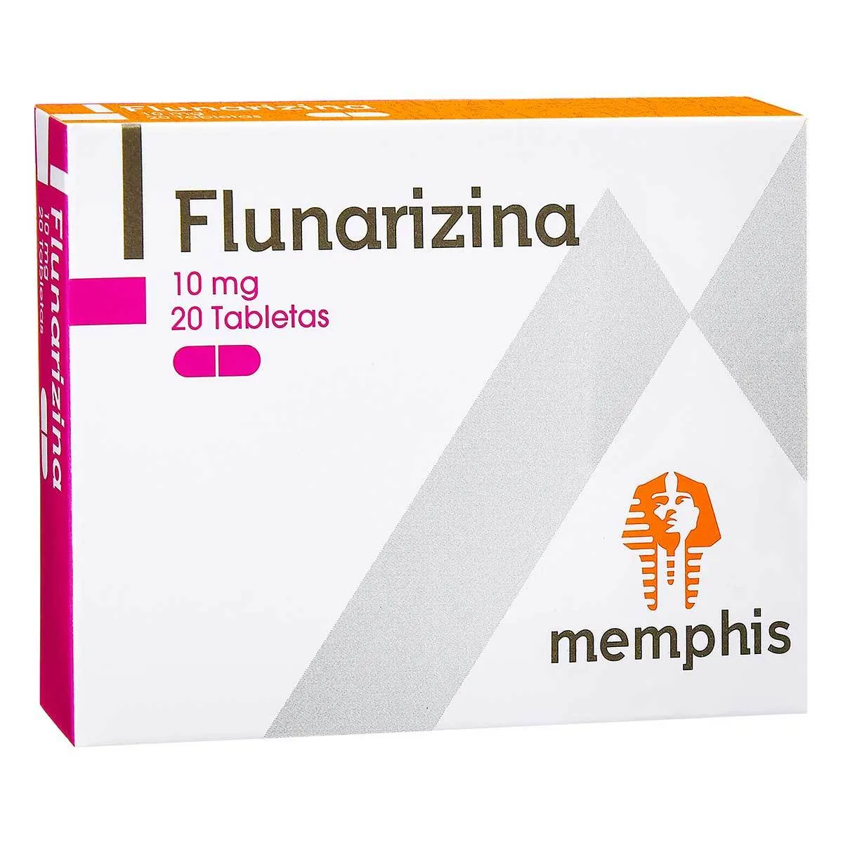 Flunarizina 10 Mg Memphis Caja X 20 Tabletas