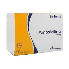 Amoxicilina 500 mg La Santé Caja x 50 Cápsulas