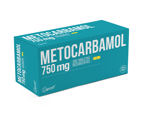 Metocarbamol 750 mg (Laproff, caja x 300 tabletas recubiertas)