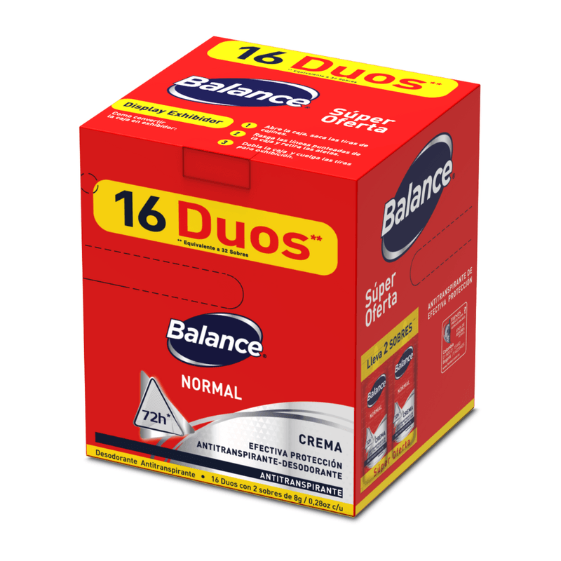 DESODORANTE BALANCE NORMAL DUO CREMA