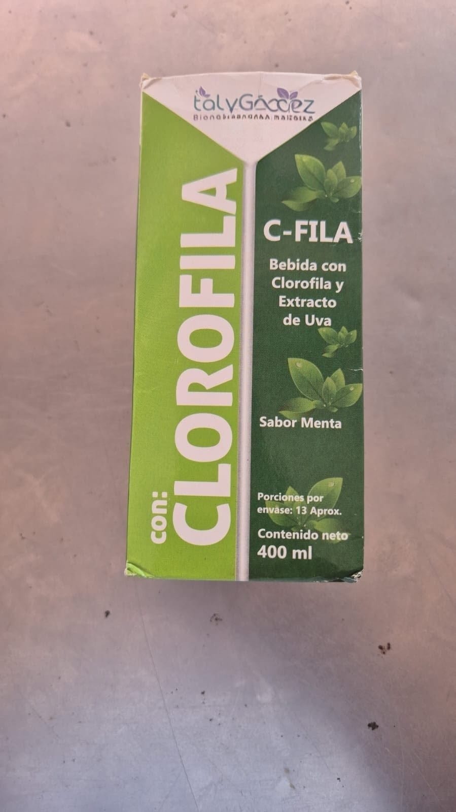 Clorofila 400ml taly comez bionatural