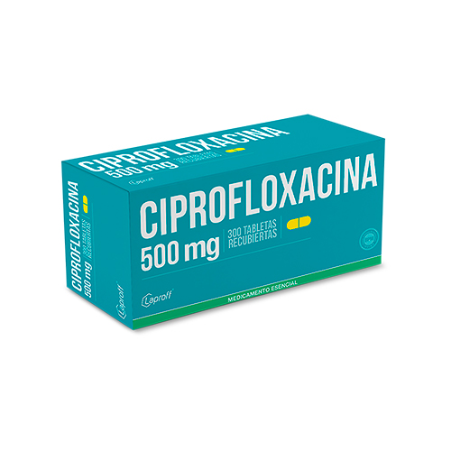 CIPROFLOXACINA 500 MG LAPROFF CAJA X 300 TABS