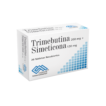 Trimebutina 200 mg + Simeticona 120 mg