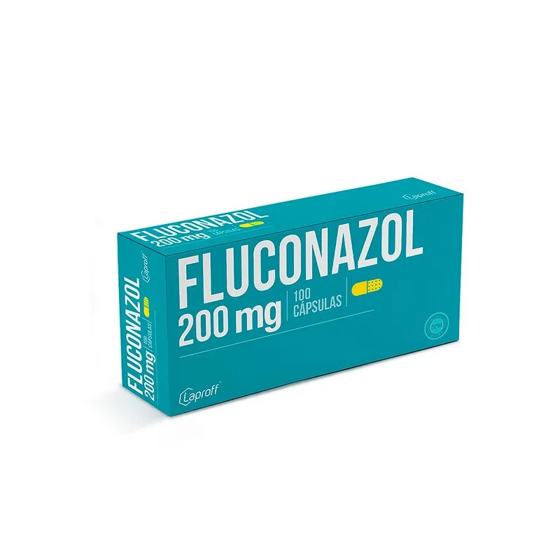Fluconazol 200 Mg Laproff Caja X 100 Cápsulas.