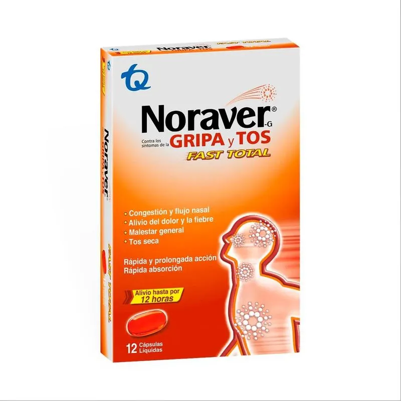 Noraver G Fast – Cápsula líquida Caja x 12