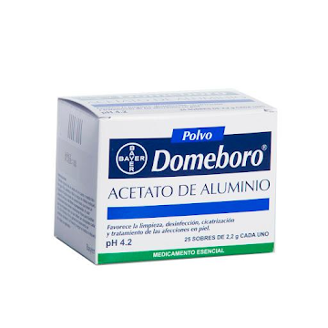 Domeboro (Acetato de Aluminio pH 4.2) – Polvo x 25 sobres