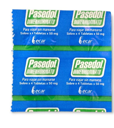 Pasedol 50 Mg Tableta Sobre X 4